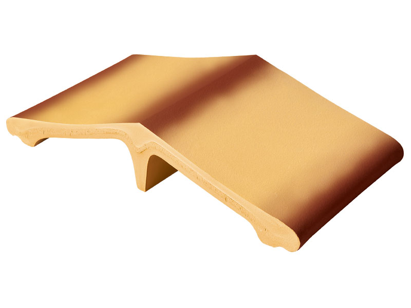 Добор для колпака на забор King Klinker 11 Пустынная роза тон, 445x250x90 мм