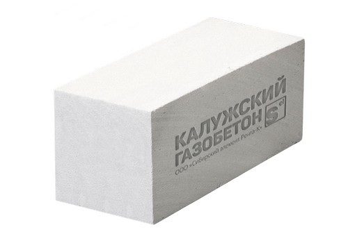 Газобетонные блоки Калужский D400 В2,5 625х250х250